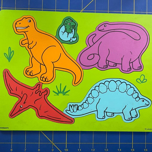 Dinosaur Wood Puzzle - Picture 1 of 8